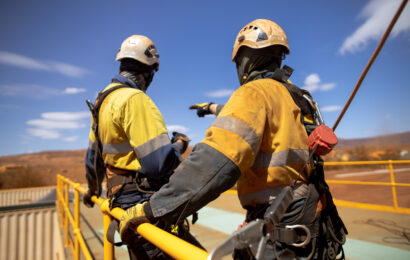 Supervisor talking to employee